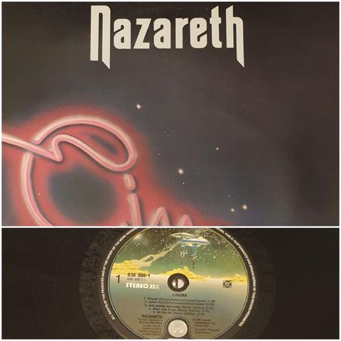 VINTAGE/ RETRO LP-VINYL "NAZARETH/CINEMA 1986"