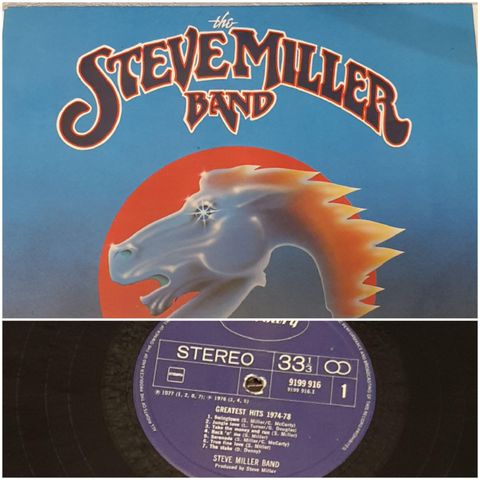 VINTAGE/ RETRO LP-VINYL "THE STEVE MILLER BAND/GREATEST HITS 1974-78"