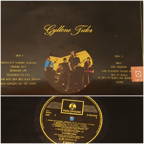 VINTAGE/ RETRO LP-VINYL "GYLLENE TIDER/1979"