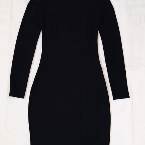 Helmut Lang svart kjole bodycon M