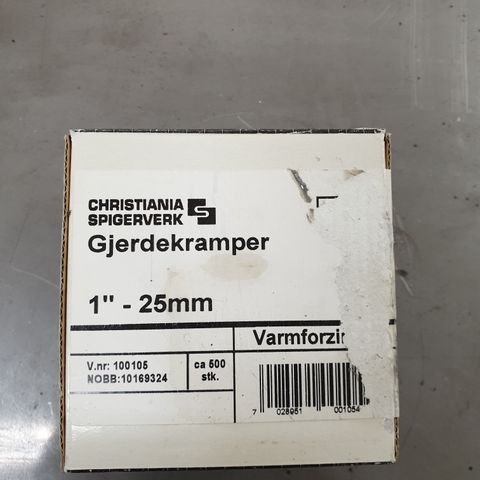 Gjerdekramper 1" (25mm)