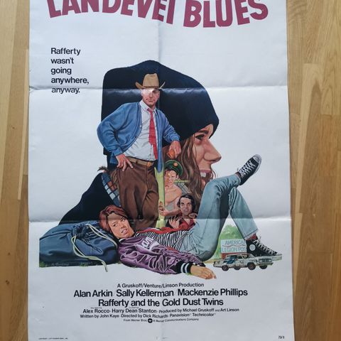 Film Plakat / Poster:  Landevei Blues (Rafferty and the Gold Dust Twins) 1975