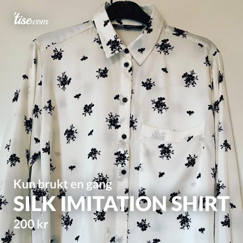 Silk Imitation Skjorte