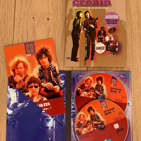 Cream - Their Fully Authorized Story (Limited Edition DVD + CD Deluxe Set)