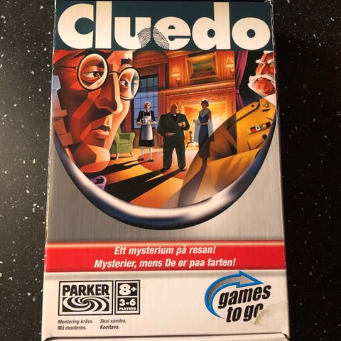 Cluedo (Games to go) Norsk utgave fra 2006 - uåpnet!