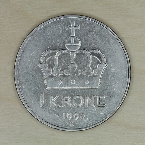 1 krone 1990 Norge    (464)