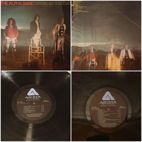 VINTAGE/ RETRO LP-VINYL "THE ALPHA BAND/SPARK IN THE DARK 1977"