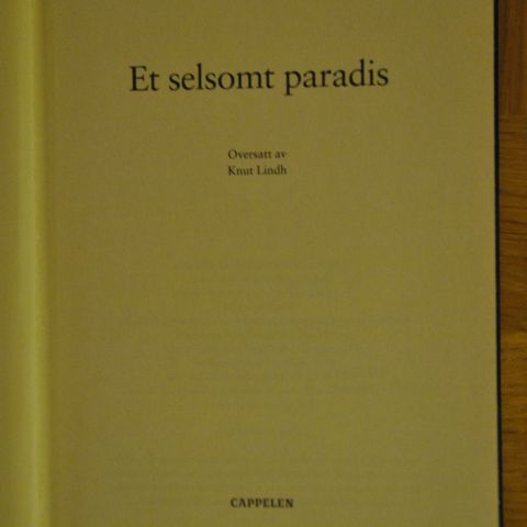 Terri Jentz: Et selsomt paradis (C). Sendes