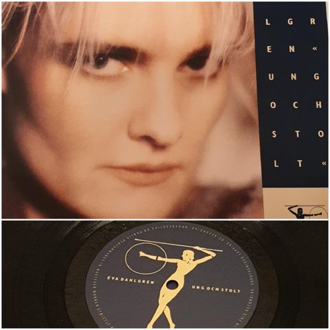 VINTAGE/ RETRO LP-VINYL "EVA DAHLGREN/ UNG OCH STOLT 1987"