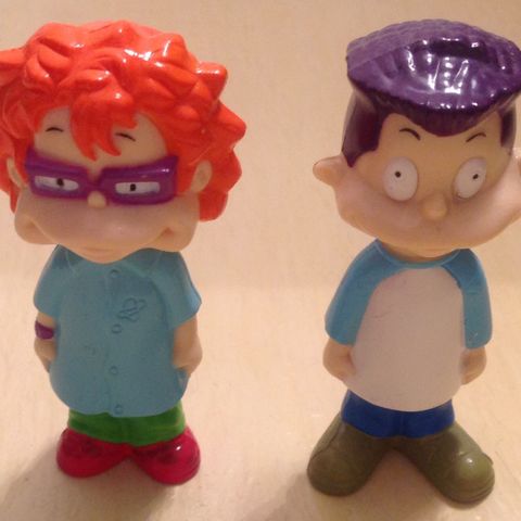 Weetos frokostblanding - Rugrats(snørrunger) Hardplast figurer fra 2004