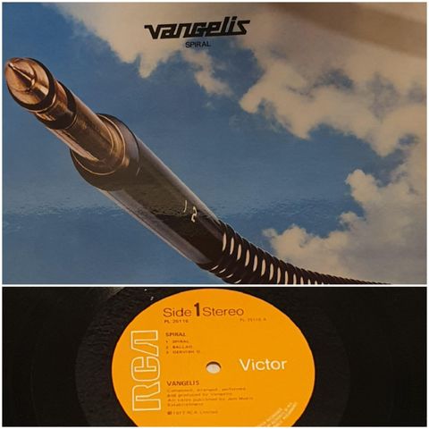 VINTAGE/ RETRO LP-VINYL "VANGELIS/SPIRAL 1977"