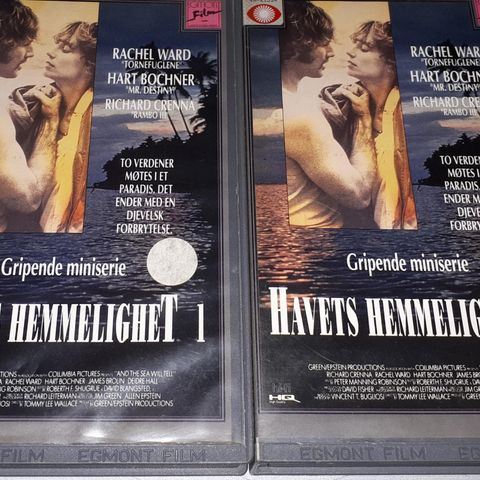 2 VHS BIG BOX.HAVETS HEMMELIGHET 1 & 2.Sann historie.