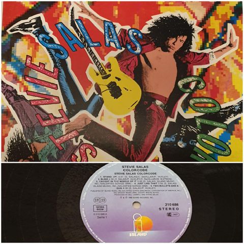 VINTAGE/ RETRO LP-VINYL "STEVIE SALAS/COLORCODE 1989"