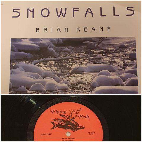 VINTAGE/ RETRO LP-VINYL "BRIAN KEANE/SNOWFALLALLS 1987"