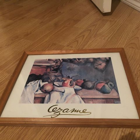 Cezanne - kunstuttrykk - art  -bilde - ramme - kunst - interiør - maleri