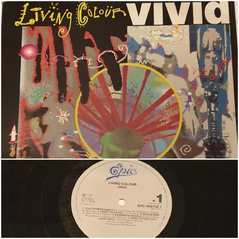 VINTAGE/ RETRO LP-VINYL"VIVID/LIVING COLOUR 1988"