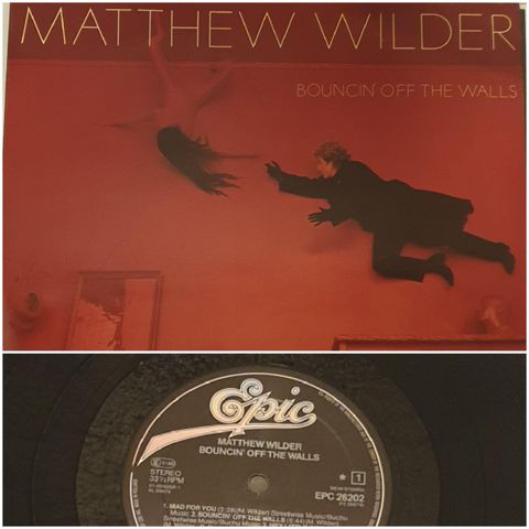 VINTAGE/ RETRO LP-VINYL "MATTHEW WILDER/BOUNCIN OFF THE WALLS 1984"