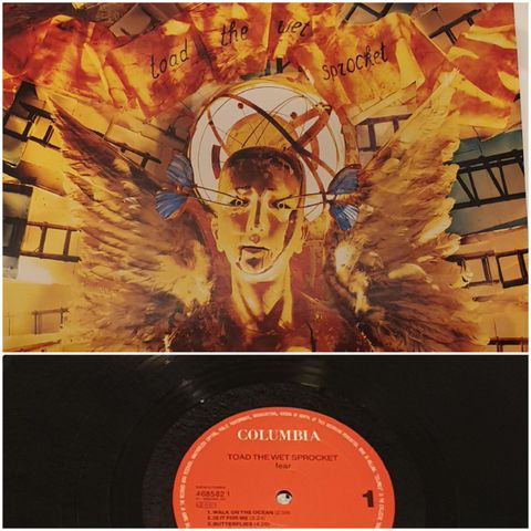 VINTAGE/ RETRO LP-VINYL "FEAR/TOAD THE WET SPROCKET 1991 "