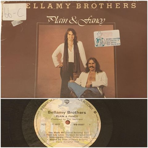 VINTAGE/ RETRO LP-VINYL "BELLAMY BROTHERS/PLAIN & FANCY 1977"