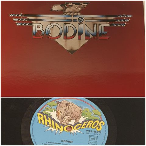 VINTAGE/ RETRO LP-VINYL "BODINE/ROCK ROSETTA 1981"
