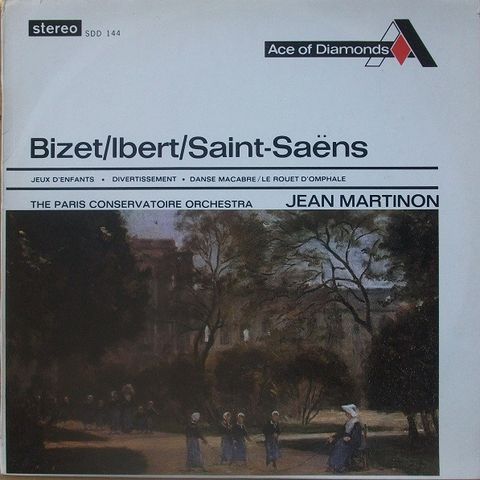 Bizet* / Ibert* / Saint-Saëns*, Paris Conservatoire Orchestra* ( 1966, LP)