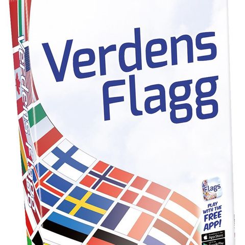 Verdens Flagg brettspill, ny i plastforsegling