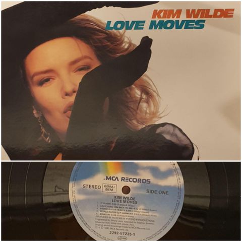 VINTAGE/ RETRO LP-VINYL "KIM WILDE/LOVE MOVES 1990"