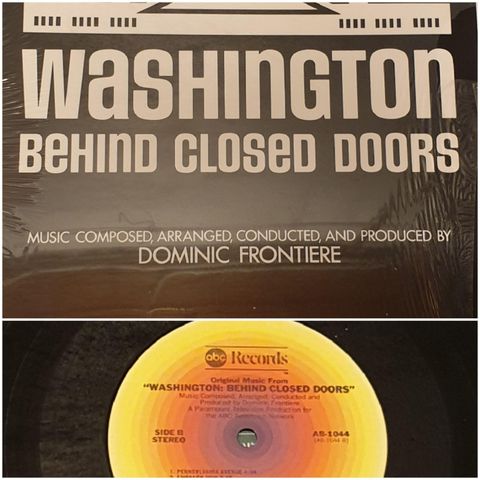 VINTAGE/ RETRO LP-VINYL "WASHINGTON/BEHIND CLOSED DOORS 1977"