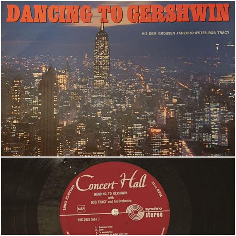 VINTAGE/ RETRO LP-VINYL "DANCING TO GERSHWIN/WITH BOB TRACY AND HIS ORCHESTRA"