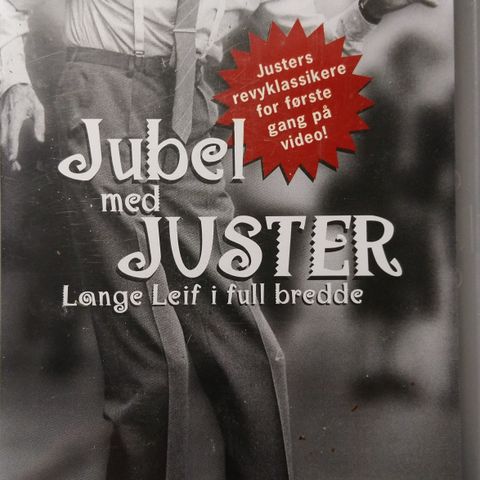 VHS. Jubel med Juster