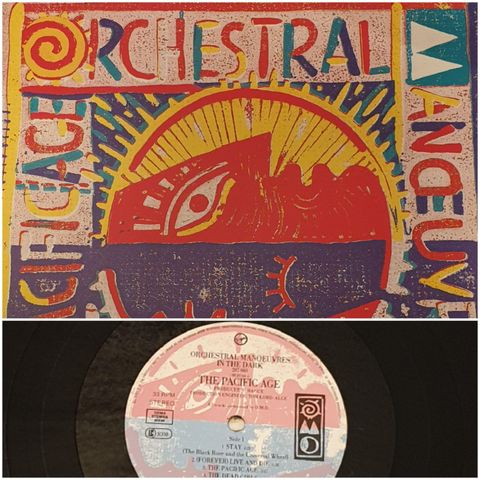 VINTAGE  RETRO LP-VINYL "ORCHESTRAL MANOEUVRES IN THE DARK/THE PACIFIC AGE 1986"