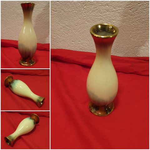 VINTAGE/ RETRO KERAMIKK VASE FRA W-GERMANY ET FANTASTISK SYN