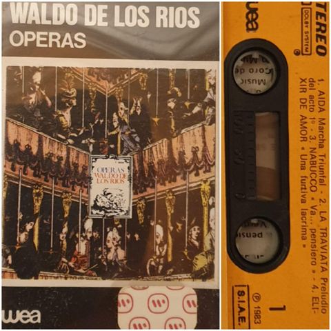 VINTAGE/ RETRO KASETT "OPERA - WALDO DE LOS RIOS"