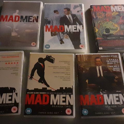 Mad Men SESONG 1-6.