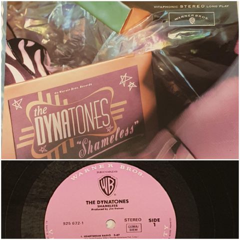 VINTAGE/ RETRO LP-VINYL "THE DYNATONES/SHAMELESS 1988"