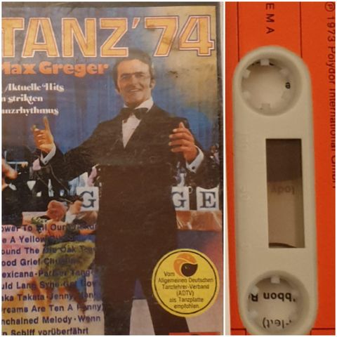 VINTAGE/ RETRO KASETT "TANZ'74/MAX GREGER"