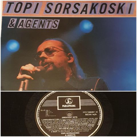 VINTAGE/ RETRO LP-VINYL "TOPI SORSAKOSKI & AGENTS/GREATEST HITS"