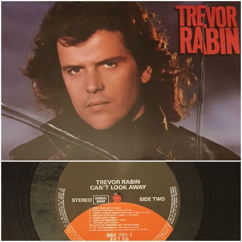 VINTAGE/ RETRO LP-VINYL "TREVOR RABIN/CAN'T LOOK AWAY 1989"