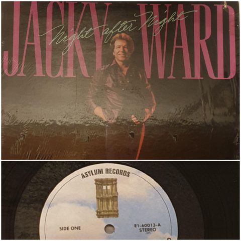 VINTAGE/ RETRO LP-VINYL "JACKY WARD/NIGHT AFTER NIGHT 1982"