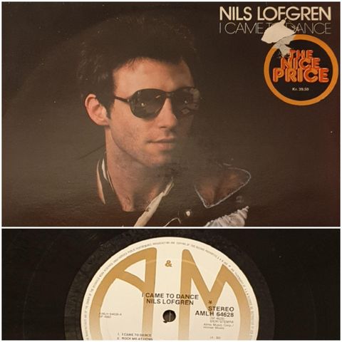 VINTAGE/ RETRO LP-VINYL "NILS LOFGREN/I CAME TO DANCE 1977"
