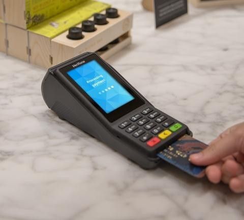 Ny stasjonær betalingsterminal - Verifone V400c - Leieavtale