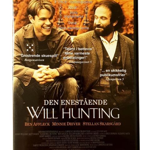 Good Will Hunting fra 1997 med bl.a Robin Williams (DVD)