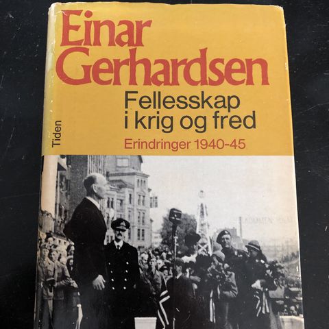 Einar Gerhardsen, BOK