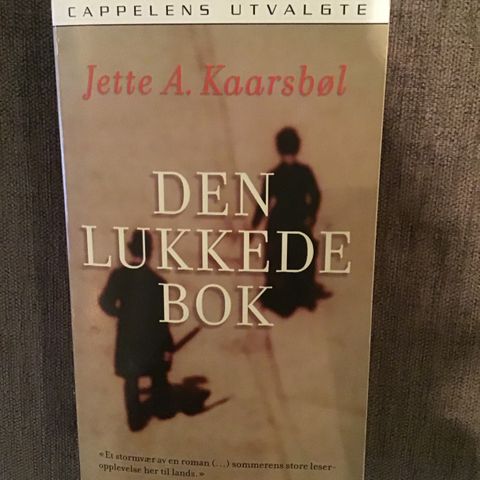 Pocketbok: Jette A. Kaarsbøl, Den lukkede bok