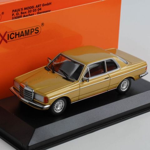 Mercedes-Benz 230 CE W123 1976 modell Minichamps/Maxichamps skala 1:43