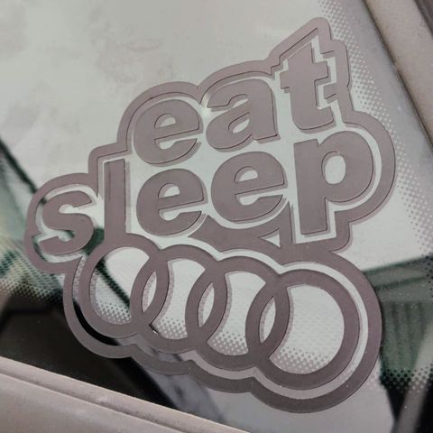 Audi Vinyl - Eat Sleep Audi