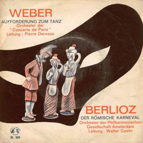 Weber*, Berlioz*  – Aufforderung Zum Tanz / Der Römische Karneval (7", 33 ⅓ RPM)