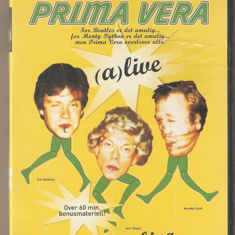 Prima Vera - (a)Live ...And Kicking  - DVD - Jahn Teigen