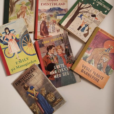 Barnebøker og ungdomsbøker fra 40- 60-tallet