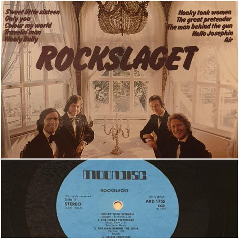 VINTAGE/ RETRO LP-VINYL "ROCKSLAGET"